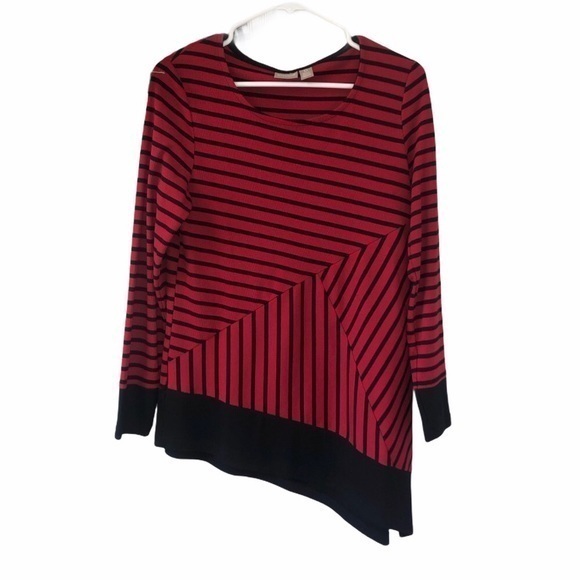 Chico's Tops - Chicos stripped long sleeve top Small